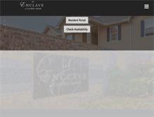 Tablet Screenshot of enclaveatcoppercreek.com
